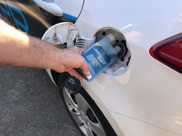 Cleanpower added to a petrol fuel tank