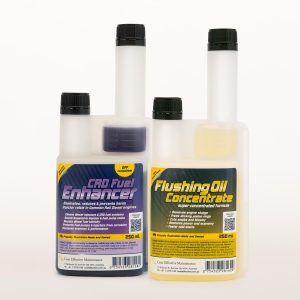 Diesel engine clean up pack with Flushing Oil Concentrate and CRD Fuel Enhancer