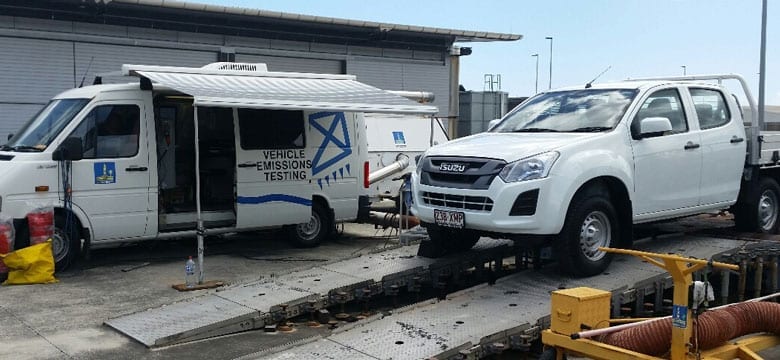 DT80test_Image2 diesel vehicle tested for emissions