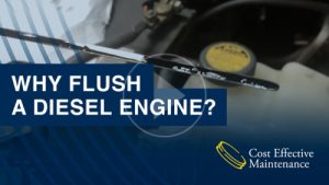 Why flush a diesel engine - watch the video